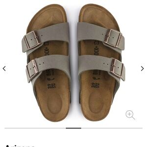 Birkenstock Taupe Arizona Birkibuc